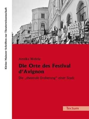 cover image of Die Orte des Festival d'Avignon